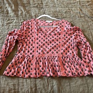 LOFT floral shirt